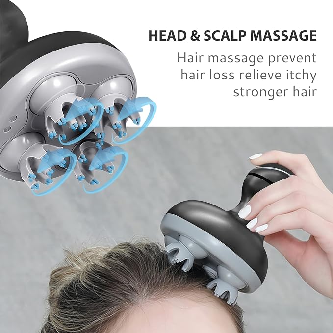 COMFIER Electric Scalp Massager, Waterproof Head Massage & USB Cable 1M,Type C Charger Cord, Charging Cable