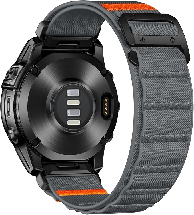Bandletic Compatible with Garmin Fenix 8 51mm 7X 6X 5X Watch Band - 26mm Quick Fit Rugged Nylon Strap for Fenix 7X 6X Pro/5X Plus/3/3 HR/Instinct 2X Solar 3 50mm /Enduro/Quatix 7X/Tactix 8/Epix Pro 2