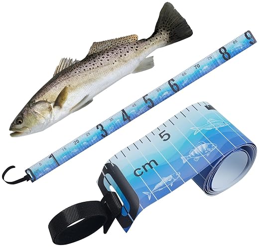 Pack of 1 Foldable Fishing Tape Measure Waterproof Fishing Length Ruler Measurement Tool