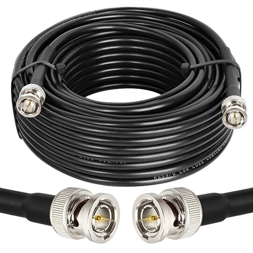 XRDS -RF 50FT SDI Cable, BNC Male Digital Video Cable 75 Ohm RG59 BNC Cables Supports HD-SDI/3G/6G-SDI/4K/8K