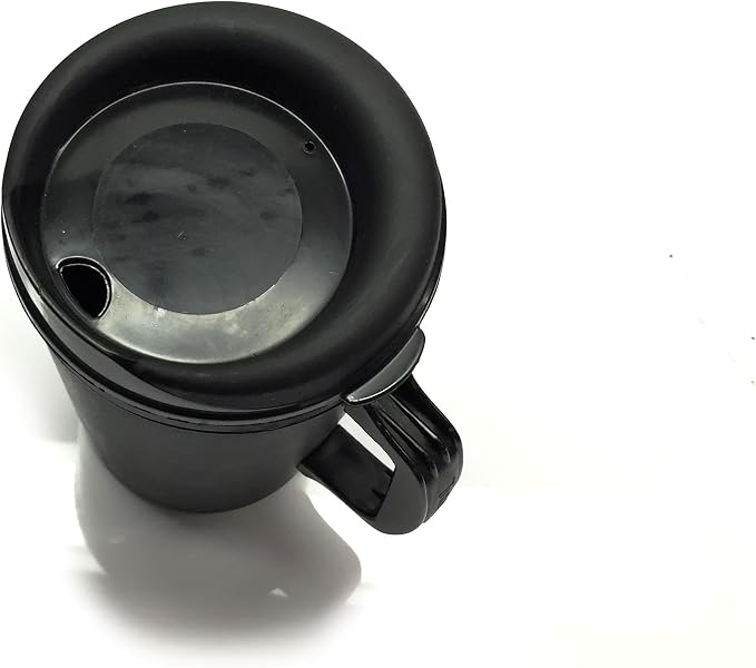 Thermoserv 34oz Travel Mug Classic Gas Station Mug (Black/Blue 2 Pack)