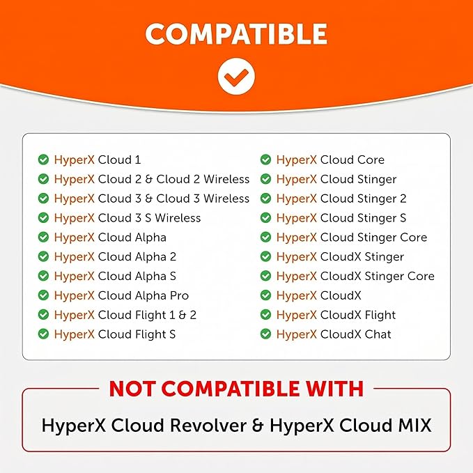 WC Freeze V2 Cloud - Angled Cooling Gel Earpads Compatible with HyperX Cloud Series by Wicked Cushions | Angled Pads for Extreme Comfort, New Freeze V2 Cooling Fabric, Extra Thick | Black