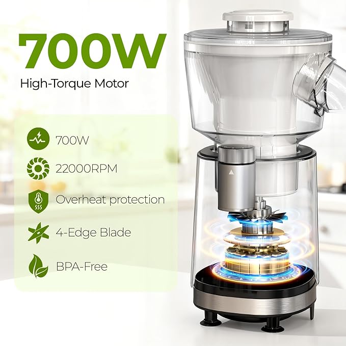 FEPPO Snow Cone Machine & Smoothie Blender 2 in 1, 700W Powerful Shaved Ice Machine Slushine Machine, Frozen Margarita Machine with Stainless Steel Blade, Smoothie Recipe, for Home Kitchen Party
