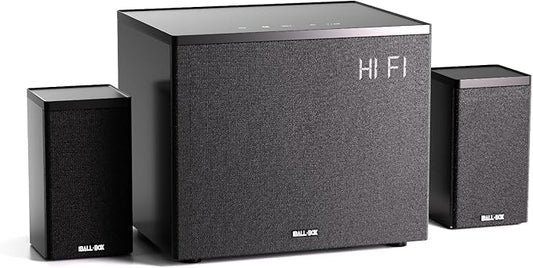 2.1 Computer Speakers with Subwoofer, PC Speakers for Desktop with Deep Bass, Bluetooth USB Optical Gaming Sound System for Monitor and Laptop