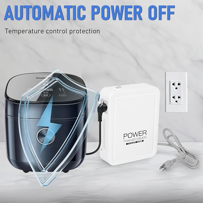 Nisorpa Updated 2000W Step Up Transformer 110v to 220v High Voltage Step up Voltage Electrical Converter with Overheat Protection for Euro China Korea 220V-240V Appliances