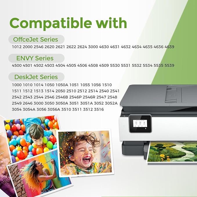 61XL Black Ink Cartridge Replacement for HP Ink 61 XL HP61 HP61XL BK to 4500 5530 4630 4502 2540 3050 4635 3510 4501 5535 2542 4632 1510 2541 3512 2514 1000 1010 Printer (2-Pack High Yield Cartridge)