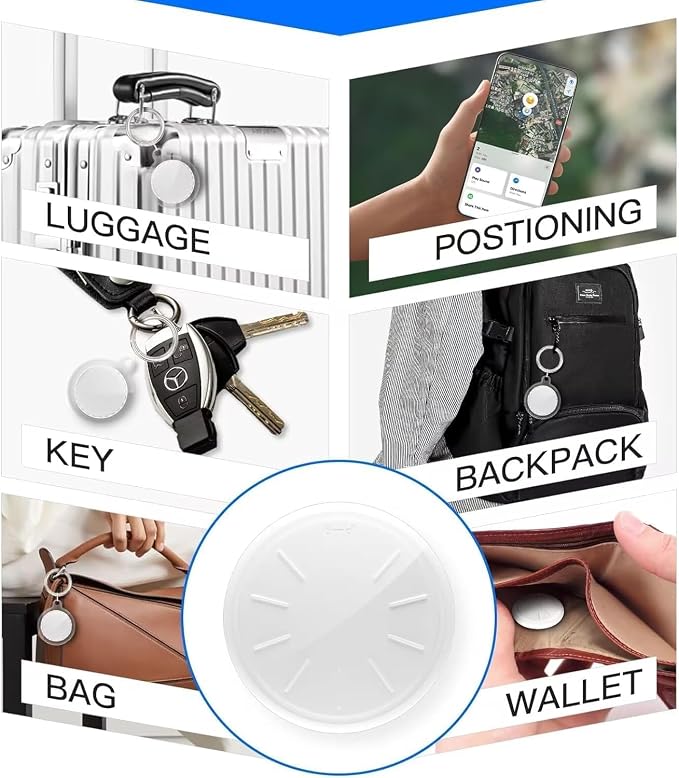 GPS Tracker for Vehicles, 1PCS Tracker Device for Vehicles, Work with Find My (iOS Only), Tracking Devices for Cars Hidden with Waterproof Case, No Monthly Fee GPS Trackers