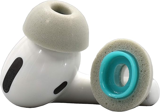Dekoni Bulletz Memory Foam Ear Tips for AirPods Pro and AirPods Pro 2 | Replacement Ear Tips