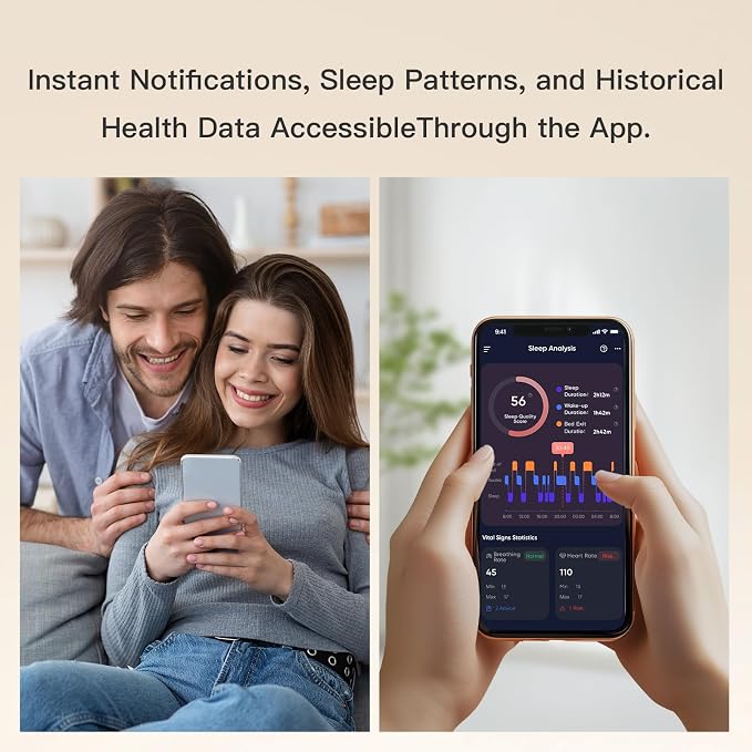 iBaby i20 Wellness Baby Monitor: Track Live Health Data, Sleep Patter -1080P, Night Vision, 2-Way Audio, Cry & Safety Alerts, No Subscription, Wall Mount