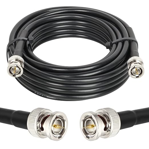 XRDS -RF 25FT SDI Cable, BNC Male Digital Video Cable 75 Ohm RG59 BNC Cables Supports HD-SDI/3G/6G-SDI/4K/8K