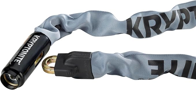 Kryptonite Keeper 785 Bike Chain Lock, 2.8 Feet Long Heavy Duty Anti-Theft Bicycle Chain Lock with Keys for Bike, Motorcycle, Scooter, Bicycle, Door, Gate, Fence | chain-bike-locks