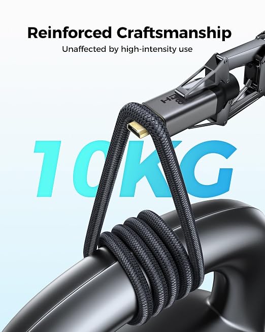 Silkland 8K 4K Micro HDMI to HDMI Cable 3.3ft, Micro HDMI 2.1 Adapter [8K@60Hz, 4K@240Hz 144Hz 120Hz] 6K 5K, 48Gbps, HDR, Compatible for Samsung G8,G9, Camera, Raspberry Pi 5 4, GoPro Hero, Cam Link