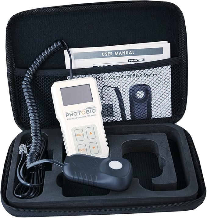 PHOTOBIO LGBQM2 Advanced Quantum Sensor PAR Meter (Micromoles), Measure Light Intensity