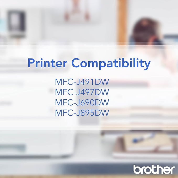 Brother Printer LC3013Y Single Pack Cartridge Yield Up To 400 Pages LC3013 Ink Yellow