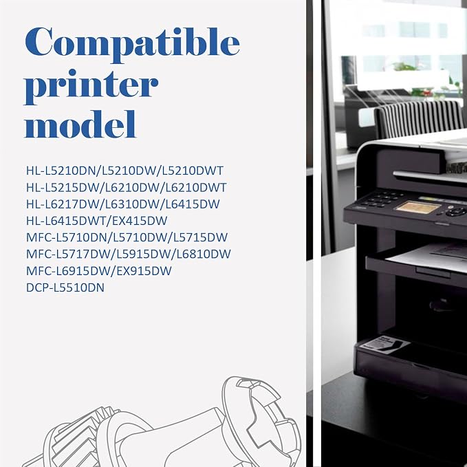 TN920 TN920XL Toner for Brother Printer HL-L6210DW MFC-L5915DW MFC-L5710DW Compatible for TN 920 920XL TN-920XL TN-920 TN920XXL HL-L6210DWT L5210DW L5210DN L5215DW Cartridge Black High Yield 4 Pack