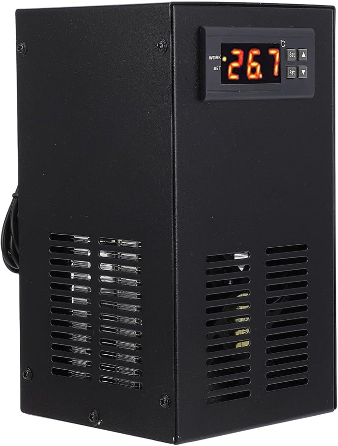 Hydroponic Water Chiller 20L with Tuya APP ControlAquarium Cooling System for Freshwater Marine Fish Tanks, Hydroponic Plant Systems (US Plug)