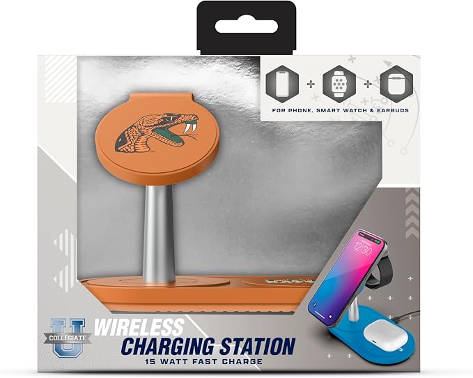 SOAR Collegiate 3-in-1 Wireless Charging Station