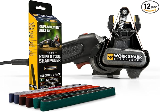 Work Sharp Knife & Tool Sharpener Mk.2 + Replacement Belt Kit
