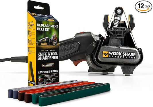 Work Sharp Knife & Tool Sharpener Mk.2 + Replacement Belt Kit