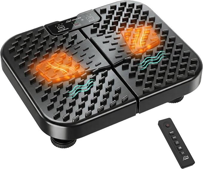 Snailax Foot Massager with Heat & Remote Control, Vibration Feet Massager for Relaxing Foot Massage at Home, Fathers Day Gift for Dad Men