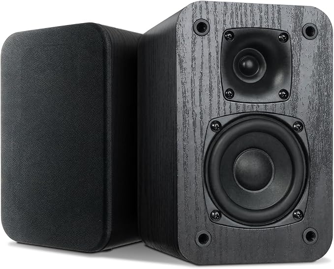 Saiyin 3.0 Passive Home Theater System, Stereo Surround Sound Speakers with Horn Tweeter, Crystal Clear Dialogue, 150W Peak Power for Home Audio/RV, Amplifier Required (Cable Not Included)