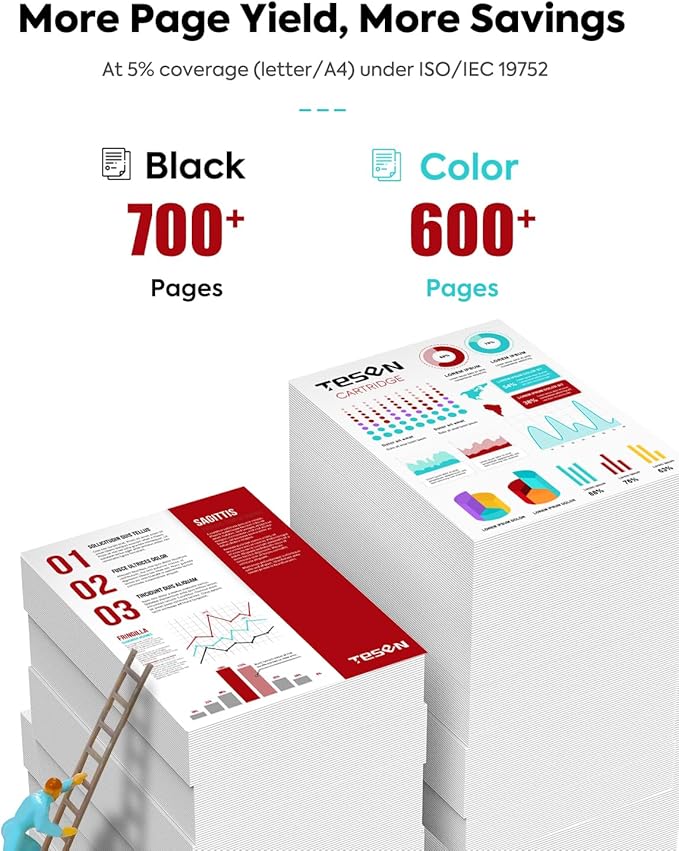 TESEN PG-240XL CL-241XL Ink Cartridge Replacement for Canon 240XL 241XL 240 241 PG-240 CL-241 XL for PIXMA MG3600 MG3620 MG3520 TS5120 MG2120 MG3220 MX372 Printer Ink Cartridge (1 Black,1 Color)