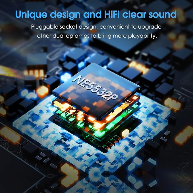 Douk Audio L1-MiINI Stereo Line Level Booster Amplifier Audio Preamp 20dB Gain + Volume Control