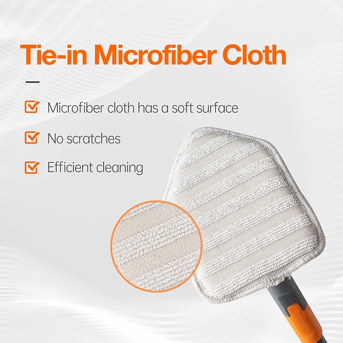 CLEANHOME Scrub Brush with 56” Long Handle, Multifunctional Tile and Tub Scrubber for Shower,Kitchen, Car Cleaning