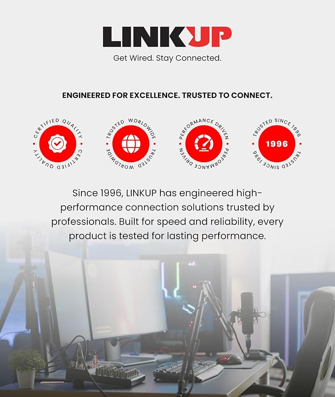 LINKUP PCIE 5.0 Riser Cable | for Vertical GPU Mount | Right Angle | Graphics Card GPU Ready | Usable with PCIe 4.0 & RX 9070/ RTX5090 | 70cm (Total Length: 74cm)