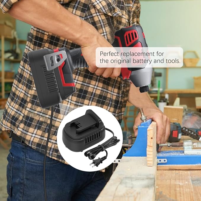 New Version 110V to 18V DC Converter,Power Source Option for Milwaukee 18V M18 Cordless Tools,AC to DC Converter 500W,120V to 18V Power Supply, AC Plug Transformer Adapter