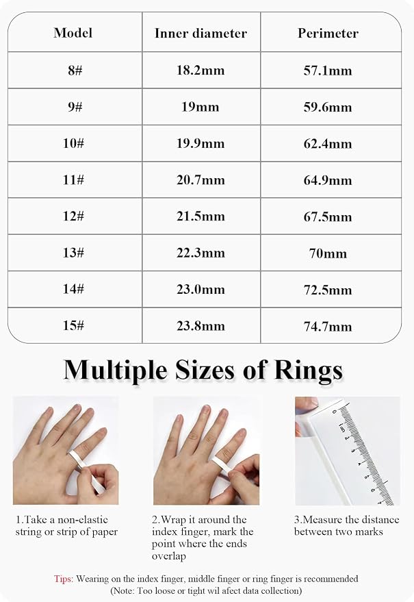 Smart Ring with LED Display，Fitness Tracker Ring, IP68 Waterproof Health Tracker Ring, Blood Oxygen & Heart Rate Monitor, Long Lasting Battery Sleep Ring for Women & Men