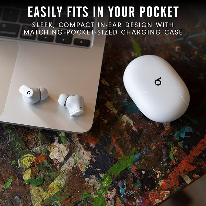 Single Right Ear Bud Replacement for Beats Studio Bud (NOT for Bud+) (White)