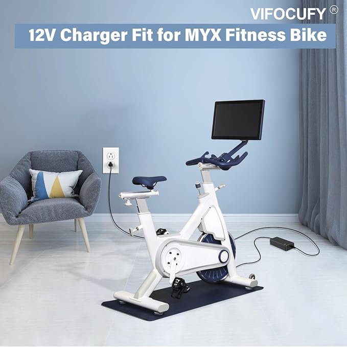 Charger Power Supply for MYX Fitness Bike Power Cord AC DC Adapter with UL for MYX II 2 Charger Replacement for MYX II 2 Plus MYX216A MYX215A 2AUR9-MYX216A Cycling Bike