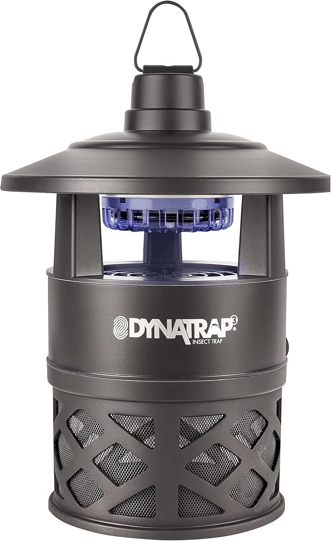 DynaTrap DT160-TUNSR 1/4 Acre Mosquito Trap & Flying Insect Trap – Kills Mosquitoes, Flies, Gnats, Wasps, & Other Flying Insects – Mosquito Zapper & Bug Zapper Outdoor Alternative – Tungsten