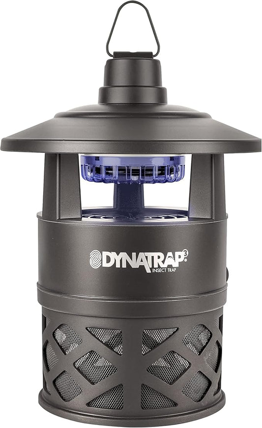 DynaTrap DT160-TUNSR 1/4 Acre Mosquito Trap & Flying Insect Trap – Kills Mosquitoes, Flies, Gnats, Wasps, & Other Flying Insects – Mosquito Zapper & Bug Zapper Outdoor Alternative – Tungsten