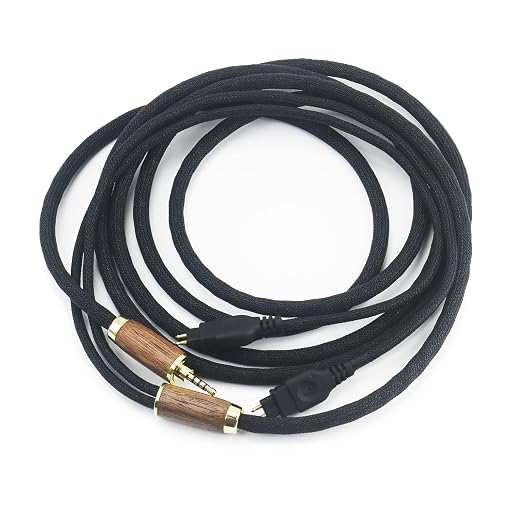 NewFantasia 2.5mm Balanced Cable Compatible with Sennheiser HD650, HD600, HD580, HD660S, HD660S2, HD58X, HD6XX Headphone 7N OCC Copper Silver Plated Cord Walnut Wood Shell