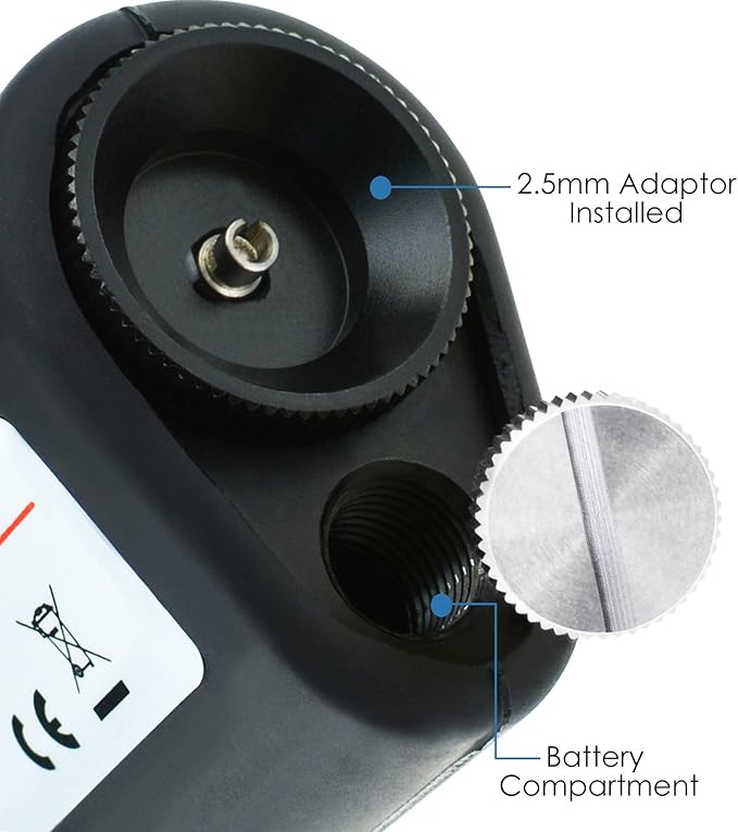 400x Handheld Fiber Optic Microscope Inspection Tool Portable Microscope Fiber Optic Tools Lighted Pocket Microscope LED Light Coaxial Illumination 2.5mm FC SC ST and 1.25mm LC Adapter