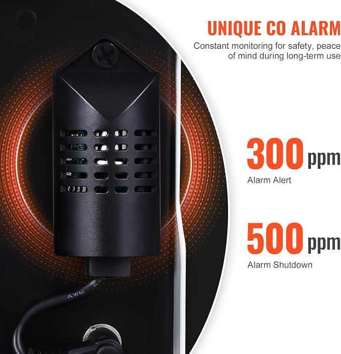 VEVOR 8KW Diesel Heater, 12V/24V All in One Diesel Air Heater, with Bluetooth APP Control, Remote Control and Display Screen, CO Alarm, Fast Heating Portable Diesel Heater for Vehicles and Outdoors