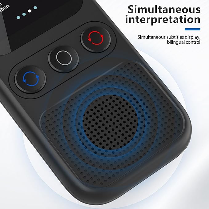 Language Translator Device, 138 Languages Supported, Instant Offline Language Translator Device, Voice Translator Offline, Portable Two-Way Real-Time Language Translator for Travel Business Learning