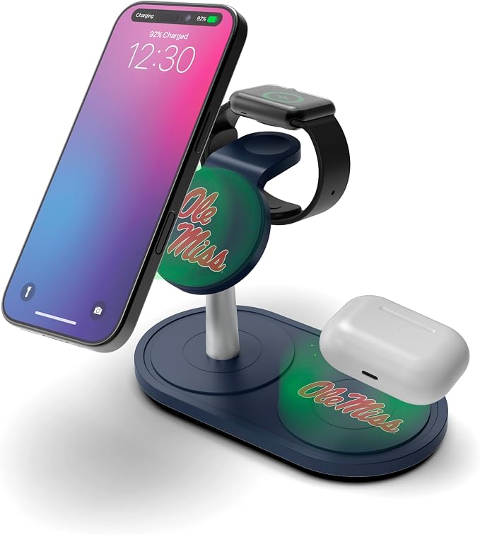 SOAR Collegiate 3-in-1 Wireless Charging Station