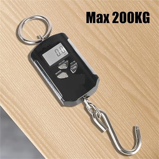 Luggage Scale, Hanging Scale Backlit Electronic with Hook 200kg/100g Digital