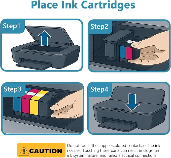 923e Ink Cartridges Compatible Replacement for HP 923 XL 923XL Work for OfficeJet 8120 8122 8123 8124 8125 8130 8132 8124e Pro 8135e 8138e 8139e 8130e 8132e Printer with V17.2.1 Chip(2 Packs,Black)