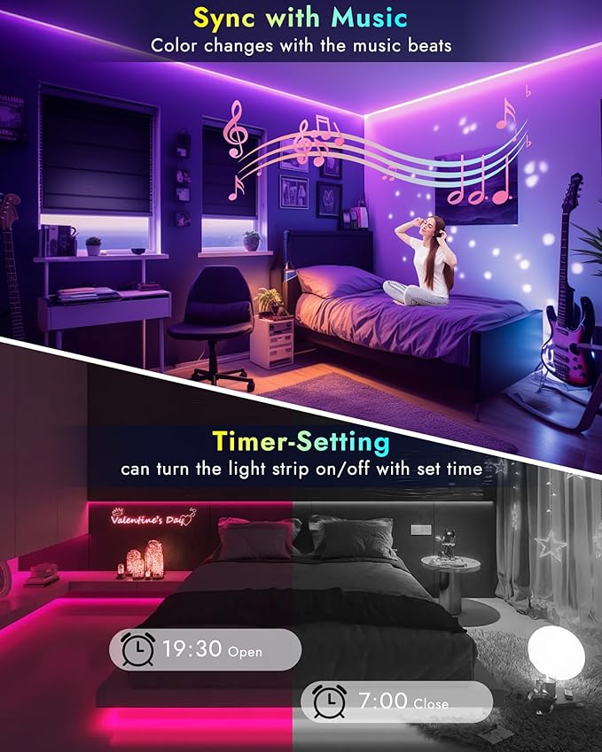 RGBW COB Led Light Strip 32.8FT/10M, 12mm Width Flexible Led Tape Light 6720LEDs, Smart COB Led Strip Lights Dimmable for Room Decor(Without 24V/8A Adapter&Controller)