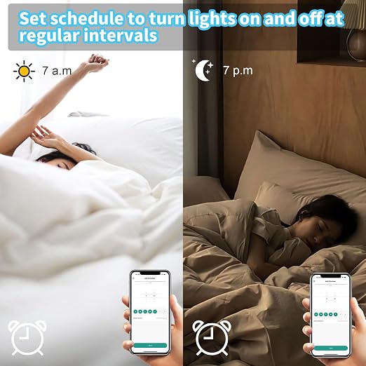 Milfra Touch Smart Switch 2 Gang, 2-Position, White, Compatible with Alexa and Assistant, No Hub Required