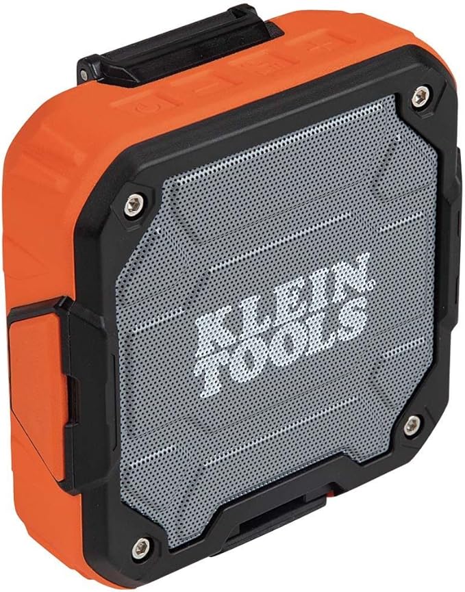 Klein Tools AEPJS2 Bluetooth Speaker with Magnetic Strip and Hook, Rechargeable & 935DAG Digital Electronic Level and Angle Gauge, Measures 0-90 and 0-180 Degree Ranges