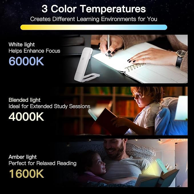 KunHe 60 Pack USB Rechargeable Book Lights Bulk for Reading at Night in Bed Reading Lights Bulk LED Reading Lights with Clip for Kids & Adults Bulk Christmas Gift for Man Woman Book Lovers