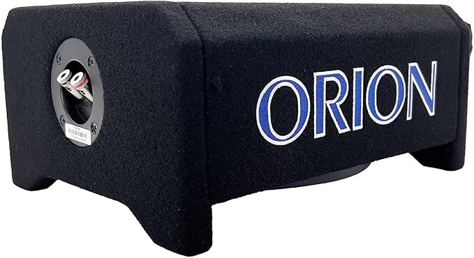 ORION Cobalt CDF8 8” Passive Down-Firing Subwoofer Enclosure – 200W RMS/800W Max, Slim Sealed Sub Box for Cars & Trucks, Low-Profile Air-Tight Bass Thin Enclosure, Shallow Mount