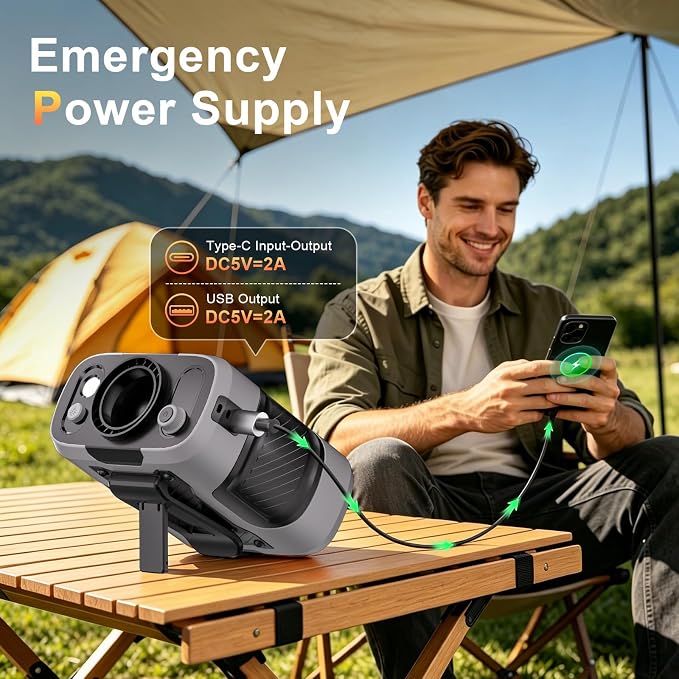 Portable Waist Fan Personal 14500mah 100 Speeds Clip On Shirt Fan Belt Cooling Device Wearable Cool Body Blow Cold Air Rechargeable Pocket Mini Men Workers Outdoor Travel Hiking Gifts