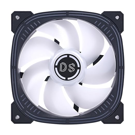 Rainbow LED RGB Fans with Controller for PC Case, CPU Cooler, Radiators System (6pcs RGB Fans, G Series)