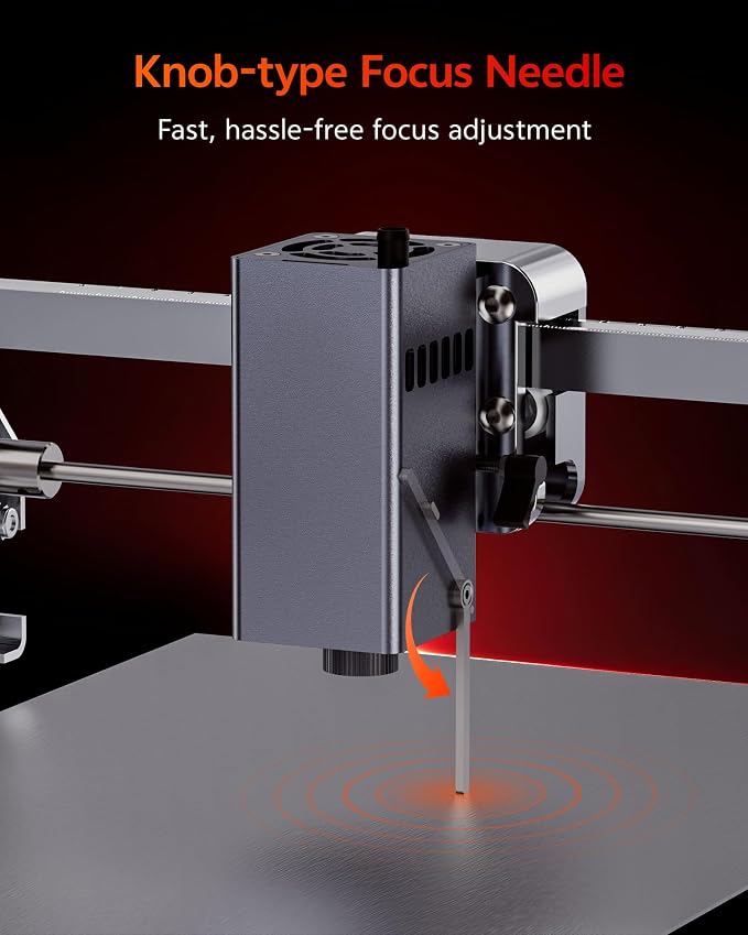 K15 Pro Infrared Laser Engraver for Metal, Hard Plastic & Rubber, 1W IR Laser Engraving Machine, 200x300mm Portable CNC Lazer Engraver for Metal Dog Tags and Jewelry, 1000mW Class 1